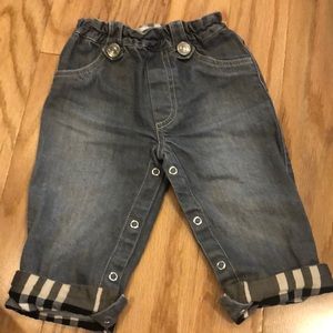 Authentic Burberry baby jeans
